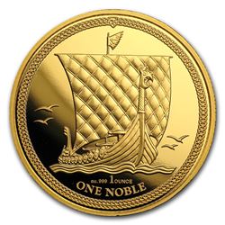 2017 Isle of Man 1 oz Gold Noble BU