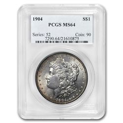 1904 Morgan Dollar MS-64 PCGS