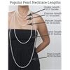 Image 2 : Dark Silver and Subtle Rose True Round Tahitian Pearl Necklace, 18", 8.0-10.6mm, AA+ Quality