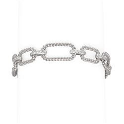 2.07 ctw Diamond Bracelet 18K White Gold