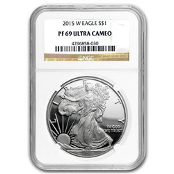 2015-W Proof Silver American Eagle PF-69 NGC