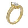 Image 1 : 1.26 ctw Marquise Diamond Ring 18K Yellow Gold