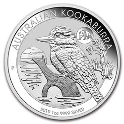 2019 Australia 1 oz Silver Kookaburra BU (Panda Privy)