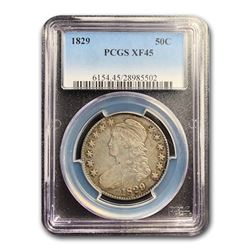 1829 Capped Bust Half Dollar XF-45 PCGS