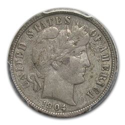 1904-S Barber Dime XF-45 PCGS