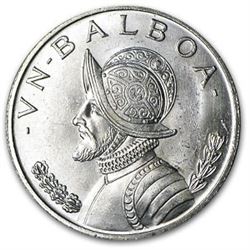 1966 Panama Silver Balboa BU