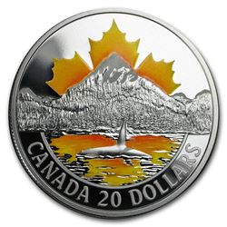 2017 Canada 1 oz Silver $20 Coast Series: Pacific Coast