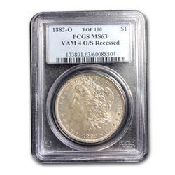 1882-O Morgan Dollar MS-63 PCGS (VAM-4 O/S Recessed)