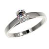Image 2 : 0.50 ctw Certified VS/SI Quality Oval Diamond Engagment Ring 10k White Gold