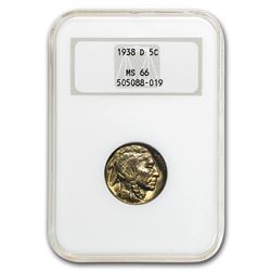 1938-D Buffalo Nickel MS-66 NGC