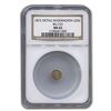 Image 1 : 1872 Washington Head Octagonal 25¢ Gold MS-62 NGC (BG-723)