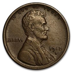 1912-D Lincoln Cent XF