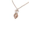 Image 2 : 2.1 ctw Diamond Necklace 18K Rose Gold