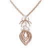 Image 3 : 2.1 ctw Diamond Necklace 18K Rose Gold