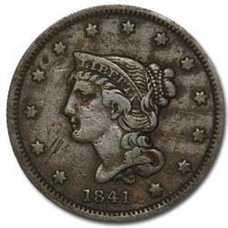 1841 Large Cent VF