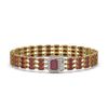Image 1 : 28.74 ctw Ruby & Diamond Bracelet 14K Yellow Gold