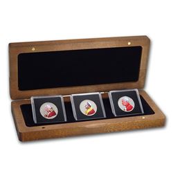 Vatican City 3-Coin Set Popes of the 20th Century BU