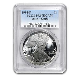 1994-P Proof Silver American Eagle PR-69 PCGS