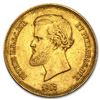 Image 1 : 1851-1889 Brazil Gold 20,000 Reis Pedro II Avg Circ (Random)