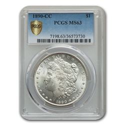 1890-CC Morgan Dollar MS-63 PCGS