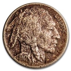 1917-D Buffalo Nickel XF Details