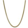 Image 1 : Classic Round Snake 14k Gold Necklace - 24 in.