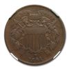 Image 2 : 1864 Two Cent Piece VF-20 NGC (Brown, Small Motto)