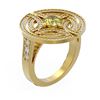 Image 1 : 2.15 ctw Fancy Yellow Diamond Ring 18K Yellow Gold