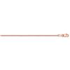 Image 2 : 14k Rose Gold 1.25 mm Solid Polished Spiga Chain - 20 in.