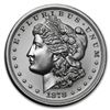 Image 1 : 2 oz Silver High Relief Round - 1878 Morgan Dollar
