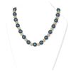 Image 1 : 7.73 ctw Diamond & Pearl Necklace 18K Yellow Gold
