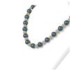 Image 2 : 7.73 ctw Diamond & Pearl Necklace 18K Yellow Gold