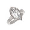Image 3 : 2 ctw Marquise Diamond Ring 18K White Gold