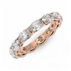 Image 1 : 4.29 ctw Oval Cut Diamond Designer Ring 18K Rose Gold