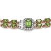 Image 3 : 37.23 ctw Tourmaline & Diamond Necklace 14K Rose Gold