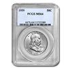 Image 1 : 1959 Franklin Half Dollar MS-64 PCGS