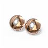 Image 3 : 1.04 ctw Oval Diamond Earrings 18K Rose Gold
