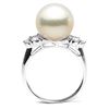 White South Sea Pearl and Diamond Anniversary Ring