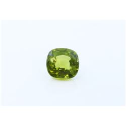 4.16ct Cushion Shape Green Tourmaline