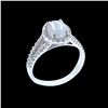 Image 2 : 2.19ct Ceylon Star Sapphire 18K White Gold Ring