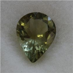 1.45ct Pear Shape Green Tourmaline