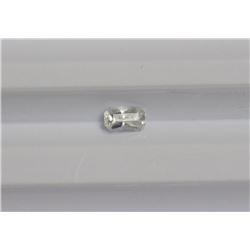 0.44ct Emerald Shape White Sapphire  Dimension 5.5x3.3x2.6