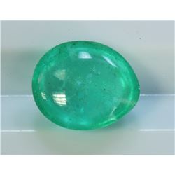 1.48ct Oval Shape COlumbiuan Emerald Cabochon