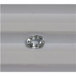 1.17ct Oval Shape White Sapphire  Dimension 6.8x5.1x3.4