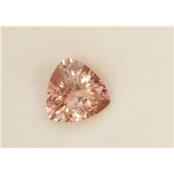 1.78ct Trillion Shape peach Tourmaline