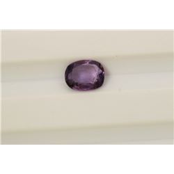 0.79ct Cushion Cut  Natural Ceylon Purple Sapphire