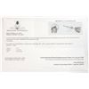 Image 3 : NEW Set of .48 carat diamond solitaire earrings set in 14KT white gold with appraisal document $2125
