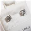 Image 1 : Ladies 14 KT Gold, Diamond Solitaire .40 carat earring set includes appraisal documents $1760.00