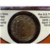 Image 2 : A ship to remember S.S. Titanic commemorative with 1912 USA nickel