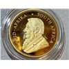 Image 2 : 2010 Krugerrand 1 oz fine gold commemorative copy replica  cased coin